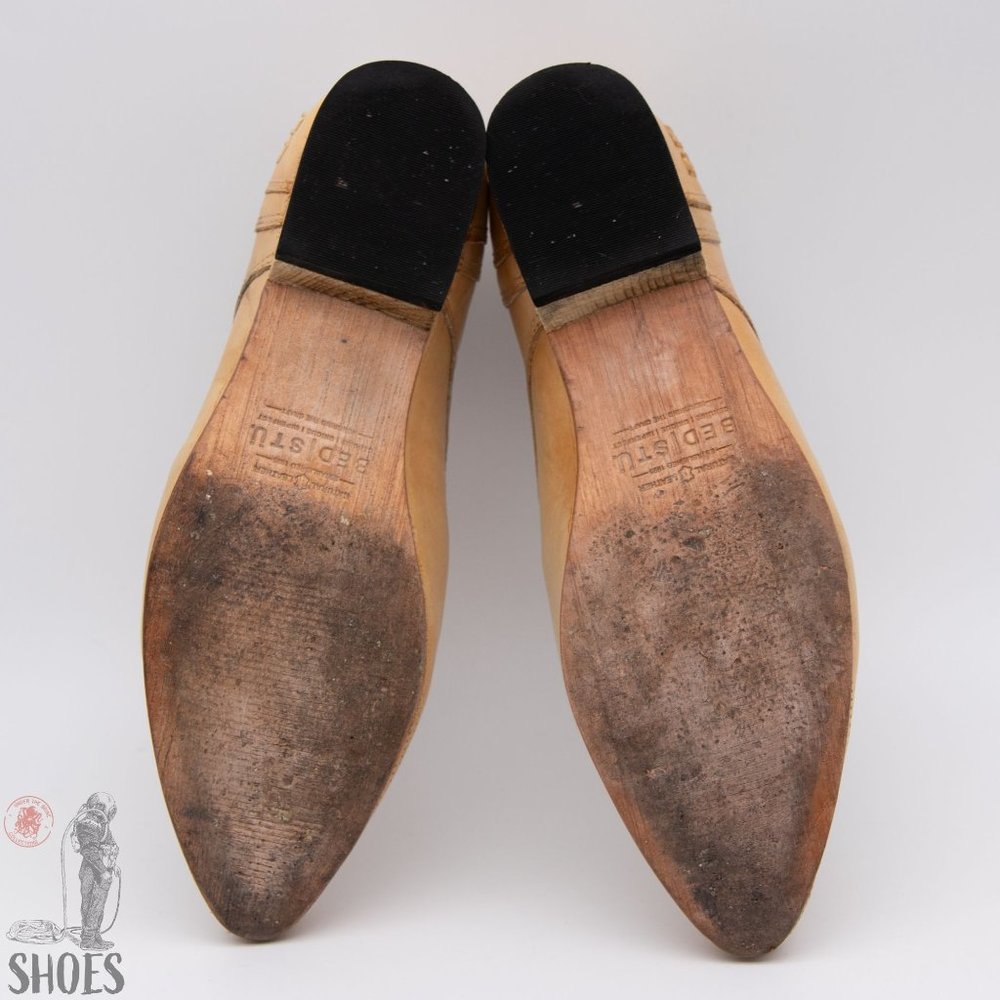 Bed Stu Pointed Toe Leather Sneaker - Women's 7.5 - Picture 9 of 14